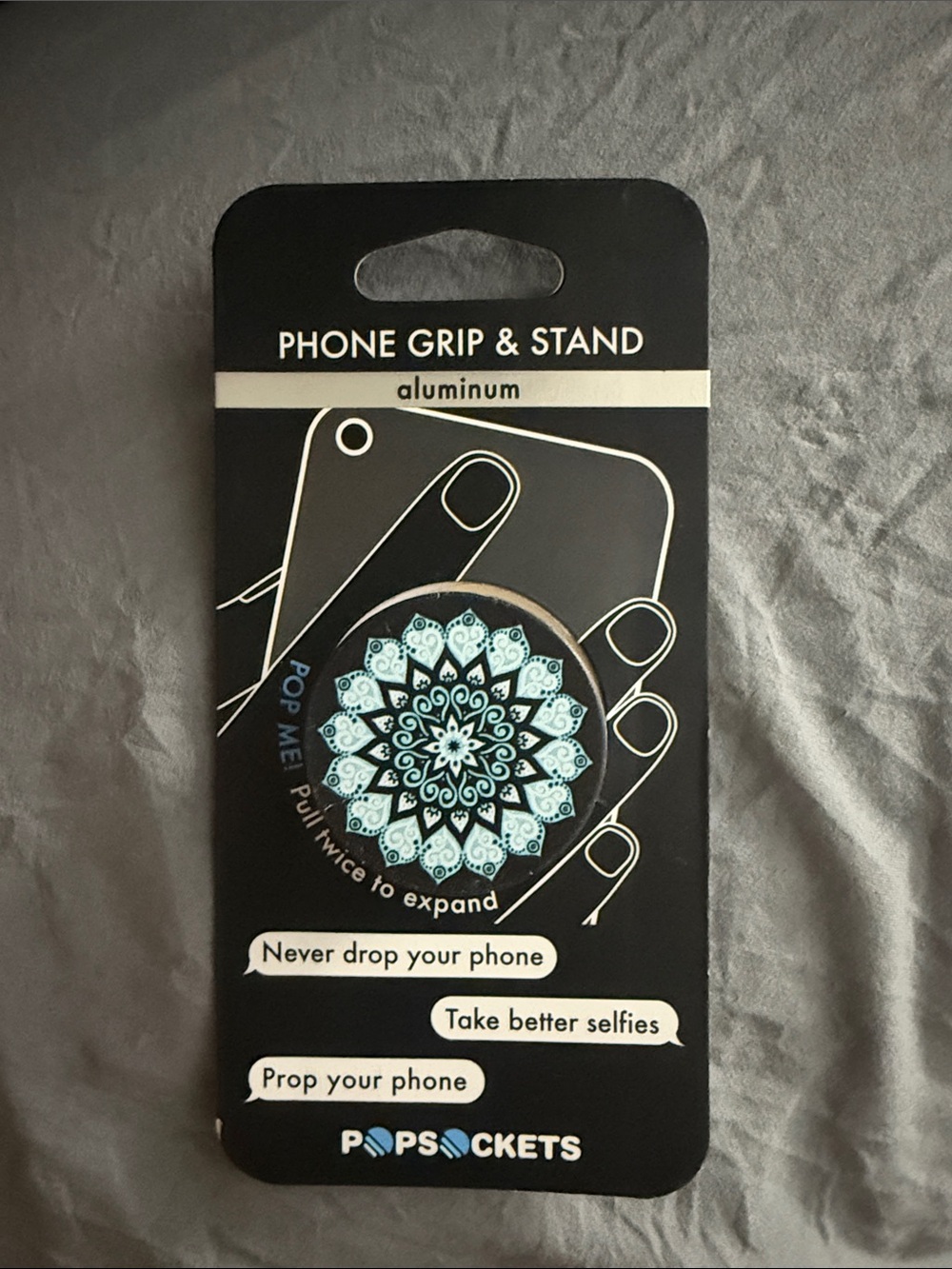 PopSocket Phone Grip & Stand - Turquoise Mandala PopSocket